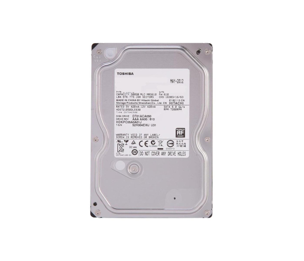 Toshiba 500GB 7200obr. 32MB - 118766 - zdjęcie